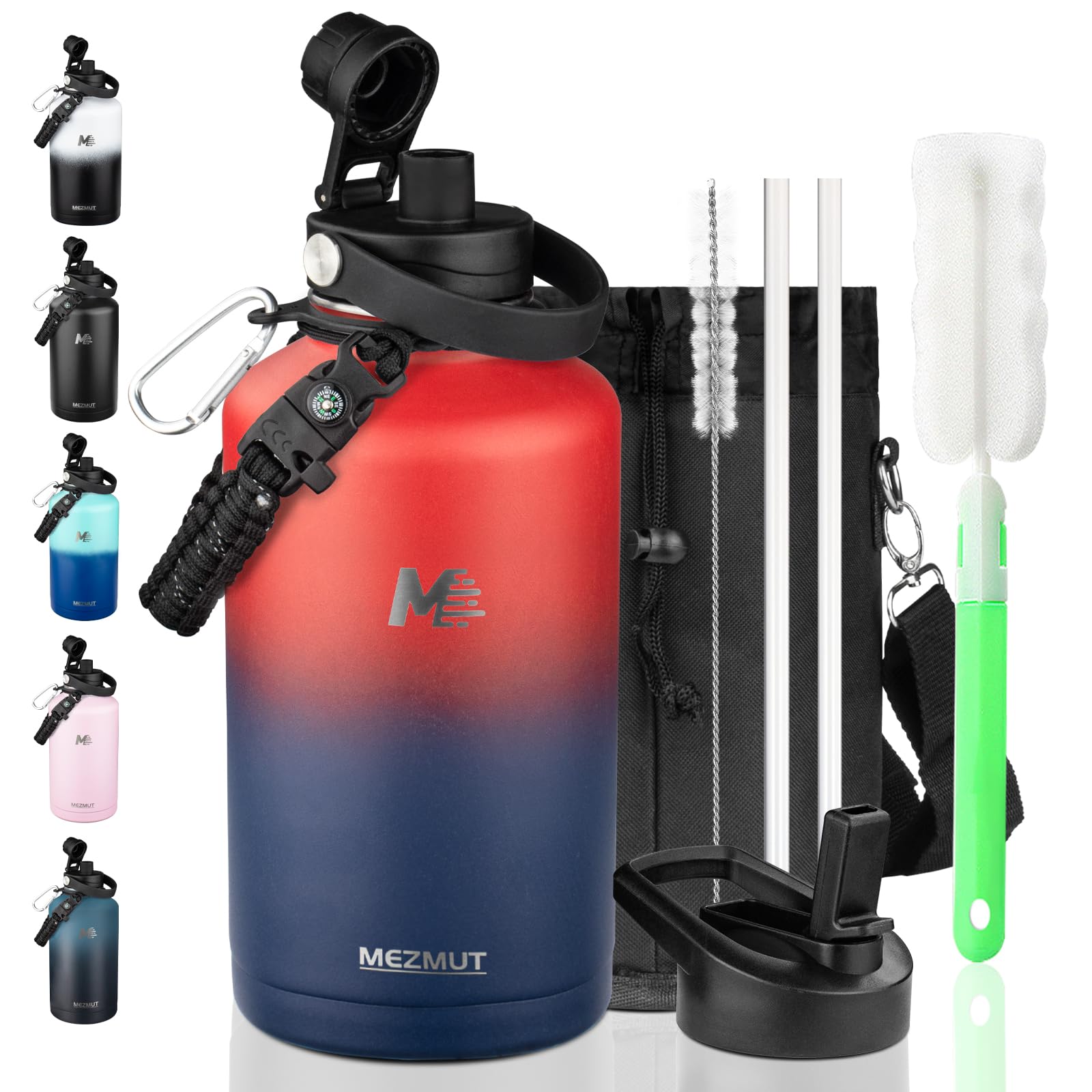 Amazon.com: MEZMUT 64oz Vacuum Insulated Water Bottle with